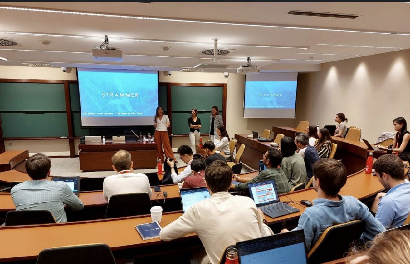 Back at IESE Business School – University of Navarra to encourage the future generation of MBAs to join the healthcare industry!!!🧬🧬